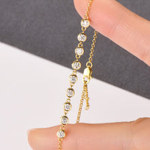 Load image into Gallery viewer, Inlaid Moissanite 925 Sterling Silver Bracelet