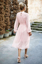 Load image into Gallery viewer, Swiss Dot Tie Waist Dress