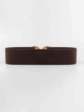Load image into Gallery viewer, Geometric Buckle Elastic Wide Belt