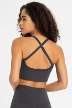 Load image into Gallery viewer, Crisscross Back V-Neck Sports Bra