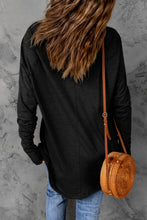 Load image into Gallery viewer, Thumbhole Long Sleeve Round Neck Top