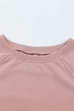 Load image into Gallery viewer, Girls Raglan Sleeve Ribbed Trim Sweatshirt