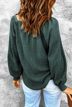 Load image into Gallery viewer, Square Neck Waffle-Knit Top
