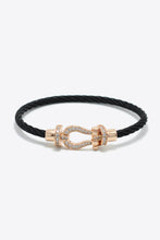 Load image into Gallery viewer, Men Rhinestone Cable Bracelet