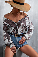 Load image into Gallery viewer, Printed Button Down Long Sleeve Shirt