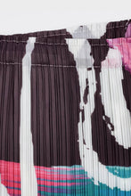 Load image into Gallery viewer, Printed Accordion Pleated Ankle-Length Wide Leg Pants