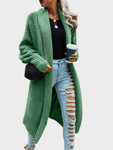 Load image into Gallery viewer, Open Front Long Sleeve Cardigan
