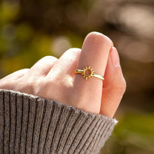 Load image into Gallery viewer, Sun Shape 18K Gold-Plated Ring