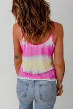 Load image into Gallery viewer, Tie-Dye Strappy V-Neck Cami