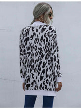 Load image into Gallery viewer, Leopard Open Front Cardigan