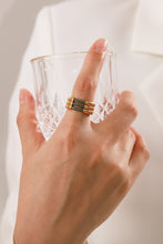 Load image into Gallery viewer, Triple-Layered Rhinestone Ring