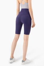Load image into Gallery viewer, Breathable High-Rise Wide Waistband Biker Shorts