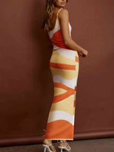 Load image into Gallery viewer, Spaghetti Strap Maxi Sweater Dress