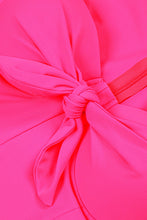 Load image into Gallery viewer, Bow Detail Sweetheart Neck Sleeveless Mini Dress