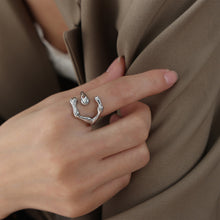 Load image into Gallery viewer, 18K Gold-Plated Irregular Open Ring