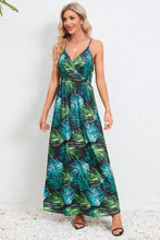 Load image into Gallery viewer, Printed Surplice Maxi Cami Dress