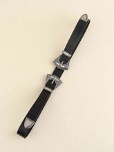 Load image into Gallery viewer, Double Buckle PU Leather Belt