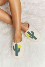 Load image into Gallery viewer, Melody Cactus Plush Slide Slippers