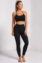 Load image into Gallery viewer, Cheetah Print Sport Bra Legging Set