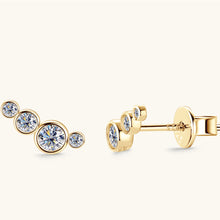 Load image into Gallery viewer, Moissanite 925 Sterling Silver Stud Earrings