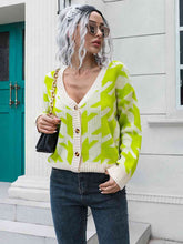 Load image into Gallery viewer, Houndstooth Button Down Cardigan