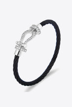 Load image into Gallery viewer, Men Rhinestone Cable Bracelet