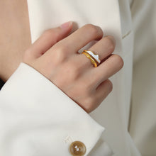 Load image into Gallery viewer, 18K Gold-Plated Open Ring