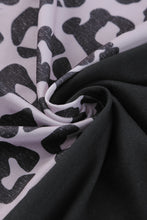 Load image into Gallery viewer, Leopard Color Block Split Dress