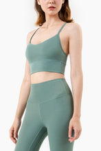 Load image into Gallery viewer, Breathable Racerback Halter Neck Sports Bra