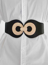 Load image into Gallery viewer, Alloy Buckle Elastic PU Belt