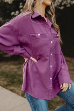 Load image into Gallery viewer, Button-Up Roll-Tab Sleeve Shirt