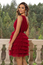 Load image into Gallery viewer, One-Shoulder Sleeveless Dress