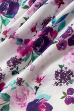 Load image into Gallery viewer, Girls Floral Two-Tone Dress