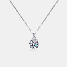 Load image into Gallery viewer, 1 Carat Moissanite 925 Sterling Silver Necklace