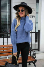 Load image into Gallery viewer, Turtle Neck Long Sleeve Pullover Sweater