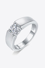 Load image into Gallery viewer, 925 Sterling Silver I Carat Moissanite Ring