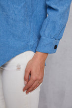 Load image into Gallery viewer, Pocketed Button Up Dropped Shoulder Jacket