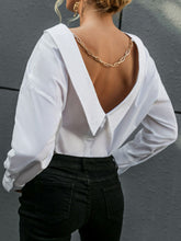 Load image into Gallery viewer, Chelsea Collar Dropped Shoulder Blouse