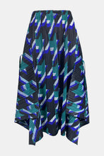 Load image into Gallery viewer, Houndstooth Accordion Pleated Handkerchief Hem Skirt