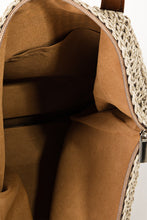 Load image into Gallery viewer, Fame Braided Faux Leather Strap Tote Bag