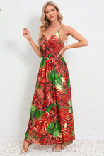 Load image into Gallery viewer, Printed Surplice Maxi Cami Dress