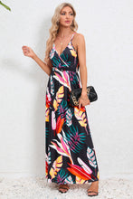 Load image into Gallery viewer, Printed Surplice Maxi Cami Dress