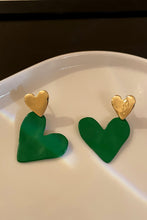 Load image into Gallery viewer, Heart-Shape Drop Earrings