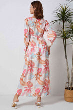 Load image into Gallery viewer, Printed Tie Waist Maxi Dress