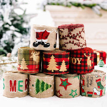 Load image into Gallery viewer, Christmas Polyester Ribbon