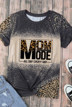 Load image into Gallery viewer, Graphic Leopard Round Neck Tee Shirt