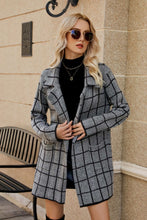 Load image into Gallery viewer, Printed Open Front Lapel Collar Cardigan with Pockets
