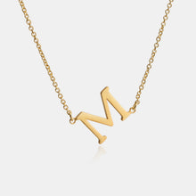 Load image into Gallery viewer, Copper Letter Pendant Necklace