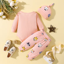 Load image into Gallery viewer, Cat Graphic Bodysuit and Joggers Set