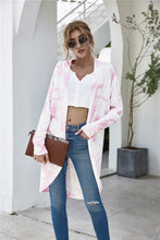 Load image into Gallery viewer, Tie-Dye Open Front Longline Cardigan